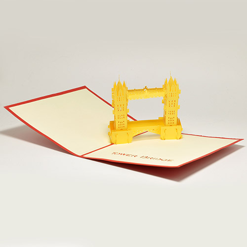 Купить 3D POP-UP открытка - Тауэрский мост - OBIDOBI.RU
