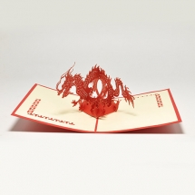Купить 3D POP-UP открытка - Китайский дракон - OBIDOBI.RU